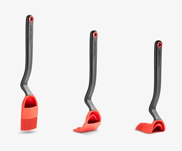 Brizzle Stand-Up Scoop, Baste & Drizzle Brush Brizzle Stand-Up Scoop, Baste & Drizzle Brush