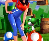Super Mario Latex Dress-1007