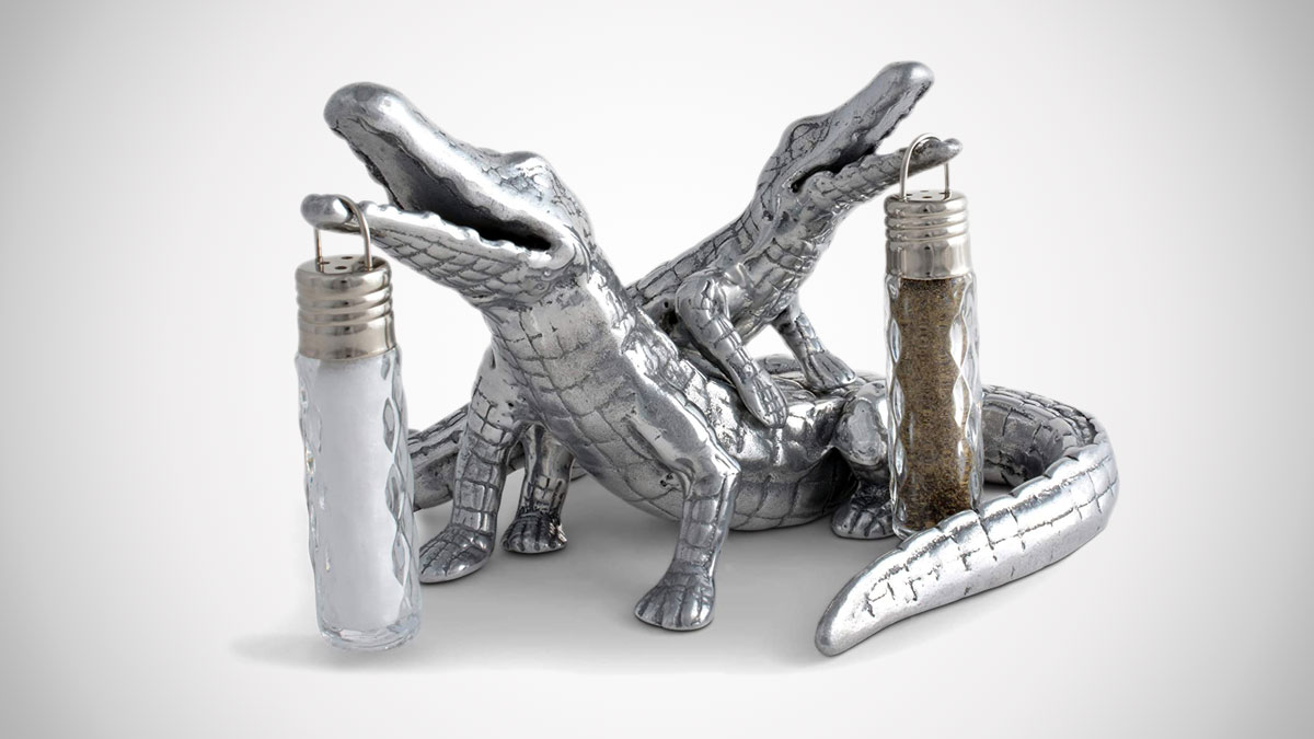 Alligator Salt & Pepper Set Alligator Salt & Pepper Set