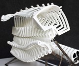 Bussola Mechanical Skeletel Sculpture
