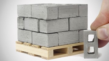 Mini Materials 1:12 Scale Mini Cinder Block Pallet Mini Materials 1:12 Scale Mini Cinder Block Pallet