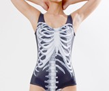 Black Skeleton Swimsuit