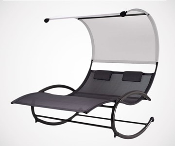 aCompatible Double Chaise Rocker