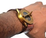 Steampunk Sundial & Compass Watch