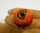 Life-Size Human Eyeball Ring