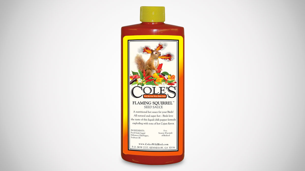 Cole's Flaming Squirrel Seed Sauce Cole's Flaming Squirrel Seed Sauce