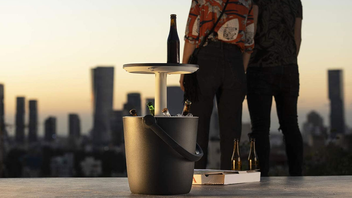 KETER Go Bar - Portable Cooler with Pop-Up Table KETER Go Bar - Portable Cooler with Pop-Up Table