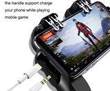 4 Trigger Mobile Game Controller with Cooling Fan