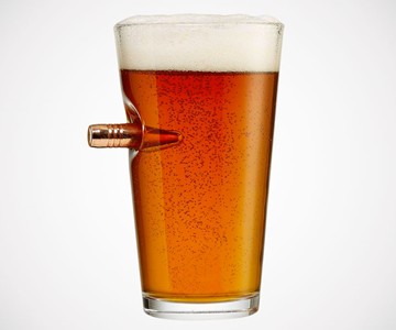 BenShot Bullet Pint Glass BenShot Bullet Pint Glass
