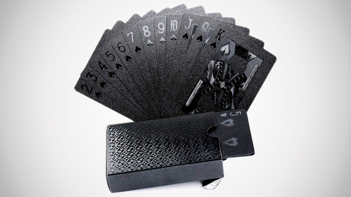 Black Foil Playing Cards Black Foil Playing Cards