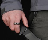 MecArmy Titanium Tactical Ring with Tritium Glow Bars