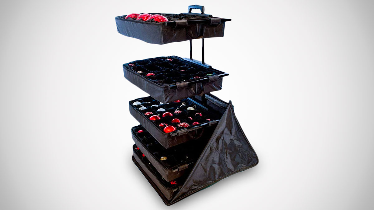 Telescoping Christmas Ornament Storage Box Telescoping Christmas Ornament Storage Box