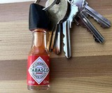 Tabasco Hot Sauce Keychain