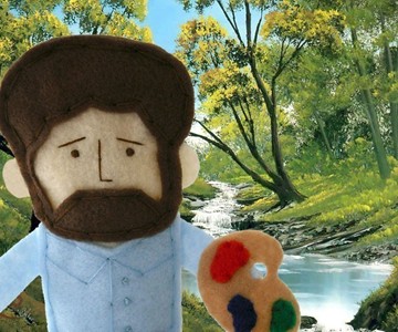 Bob Ross Finger Puppet Bob Ross Finger Puppet