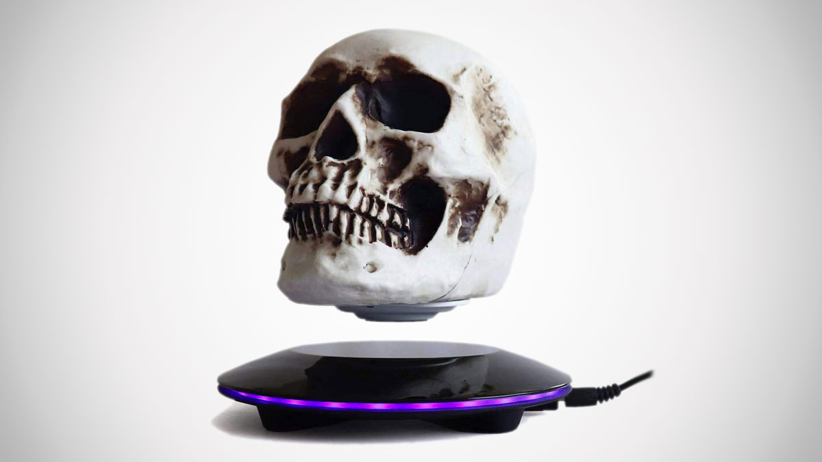 Magnetic Levitating 3D Skull Light Magnetic Levitating 3D Skull Light