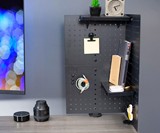 Clamp-on Desk Pegboard
