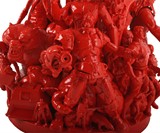 Childhood Toy Lamp in Red