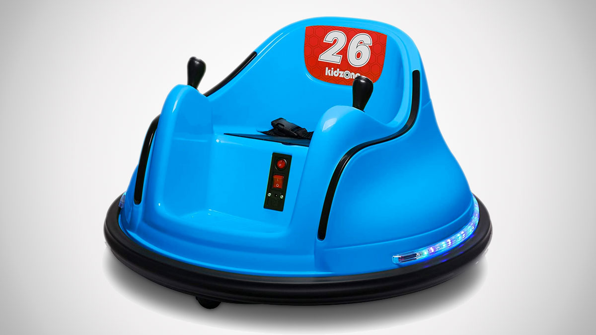 Kidzone Ride-On Spinning Bumper Car Kidzone Ride-On Spinning Bumper Car