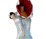 Great White Shark Holographic Romper
