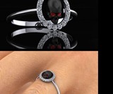 Diamond Skull Rings