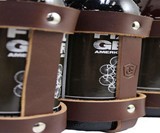 Leather Six-Pack Bike Caddy