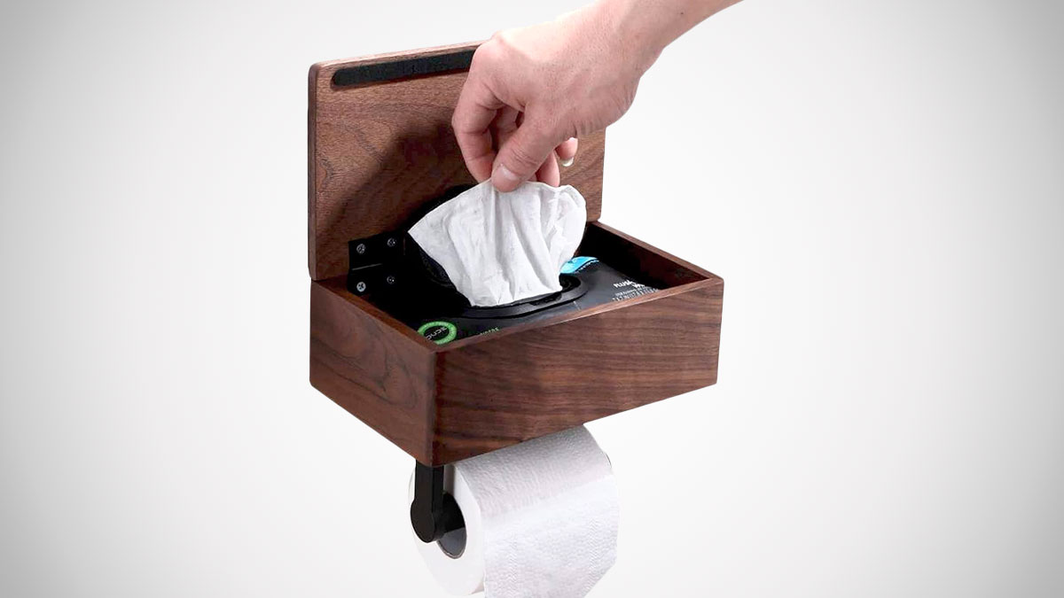 Toilet Paper Holder with Wet Wipe Dispenser Toilet Paper Holder with Wet Wipe Dispenser
