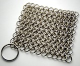 Chainmail Cast Iron Pan Scrubber