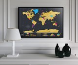 TravelScratcher Scratch-Off World Map