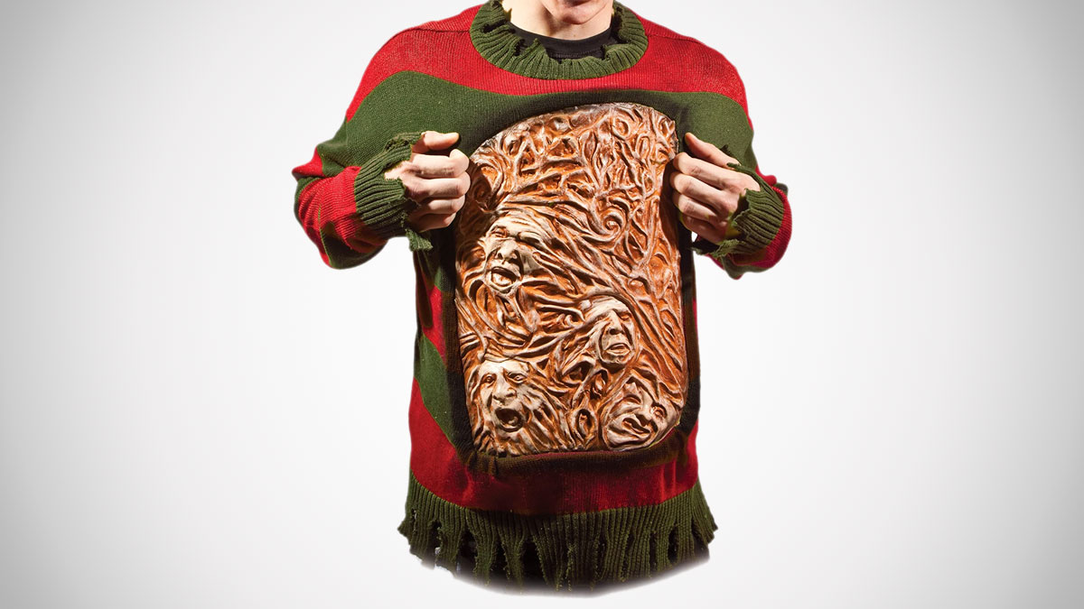 Freddy Krueger Animated Chest of Souls Sweater Freddy Krueger Animated Chest of Souls Sweater