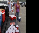 Truck Tailgate Beer Pong Table