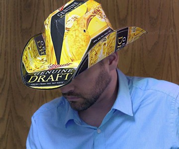 Beer Box Cowboy Hats