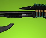 Firearm-Mounted Axe Heads