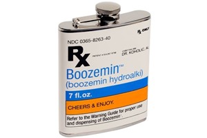 Prescription Label Flask Prescription Label Flask