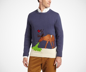 Reindeer Hangover Ugly Christmas Sweater Reindeer Hangover Ugly Christmas Sweater