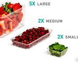 Prepdeck Meal Prep Kit with Storage & Cutting Board
