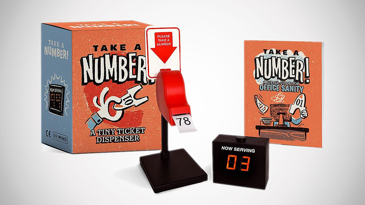 Take a Number!: A Tiny Ticket Dispenser Take a Number!: A Tiny Ticket Dispenser