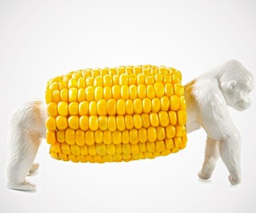 King Corn Porcelain Corn Holder King Corn Porcelain Corn Holder