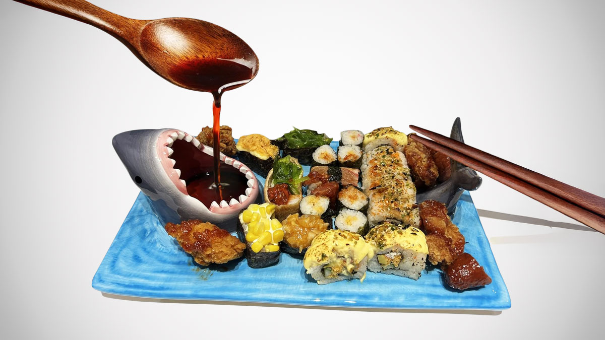 Shark Sushi Plate Shark Sushi Plate