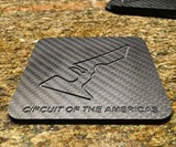 Carbon Fiber Race Track Drink Coaster Set