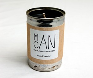 Man Can - Gun Powder Scented Candle Man Can - Gun Powder Scented Candle