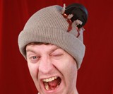 Bloody Hockey Puck Beanie