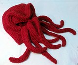 Red Cthulhu Ski Mask