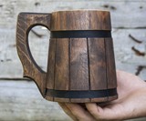 Handmade Wooden Beer Mugs