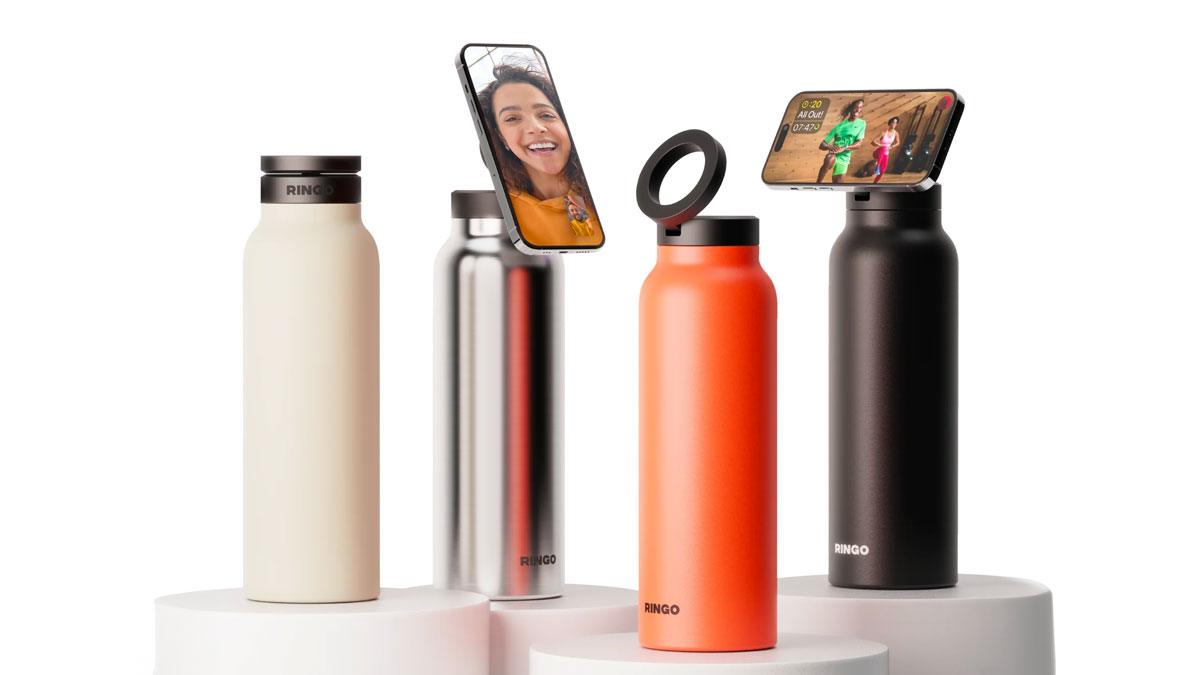Ringo Water Bottle with Phone Holder