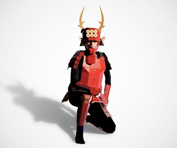 Cardboard Samurai Costume Cardboard Samurai Costume