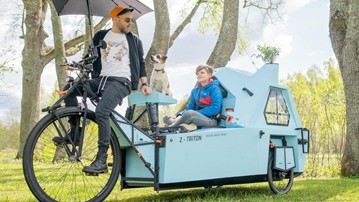 Zeltini Z-Triton House-boat-trike Zeltini Z-Triton House-boat-trike