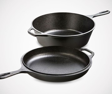 Lodge Cast Iron Oven/Lid/Skillet Combo Cooker Lodge Cast Iron Oven/Lid/Skillet Combo Cooker
