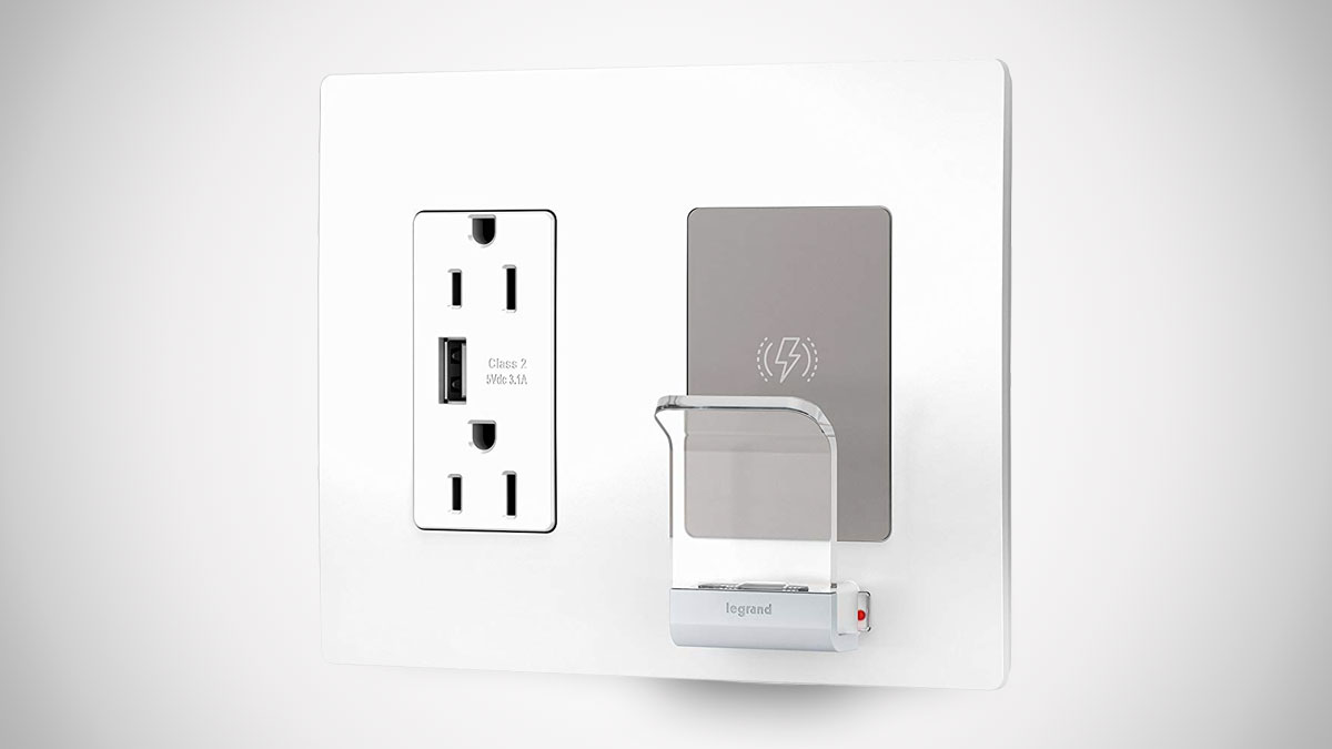 Legrand Radiant Wireless Qi-Certified Wall Outlet Legrand Radiant Wireless Qi-Certified Wall Outlet