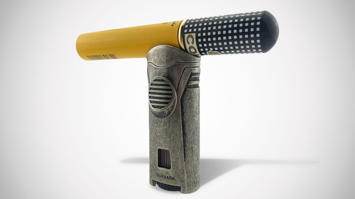 Guevara Cigar Lighter with Cigar Stand