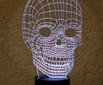 Optical Illusion 3D Skull Light Optical Illusion 3D Skull Light